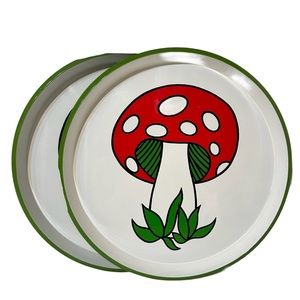 Distressed Mushroom Trays (2)